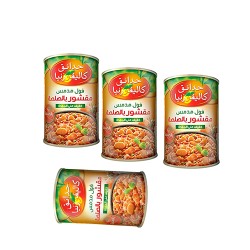 ك.ج مقشور بالصلصة 450 جم * 4 حبة