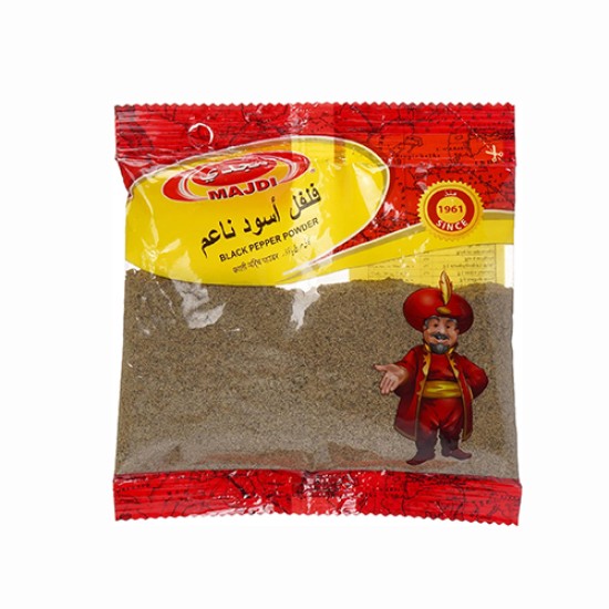 مجدي فلفل اسود ناعم 80 جم كيس مجدي فلفل اسود ناعم 80 جم كيس