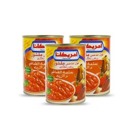 امريكانا فول م مقشور بالصلصة والزيت 400 جم * 4 حبة