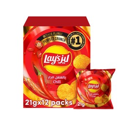 شيبسي ليز بالفلفل 12 جم * 21 كيس