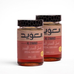 العويد عسل السدر المميز 500 جم * 2 حبة