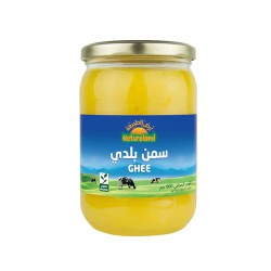 ارض الطبيعة سمن بلدي 500 جم عضوي زجاج