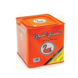شاي الوزة خشن اسود فاخر 350 جم علب حديد
