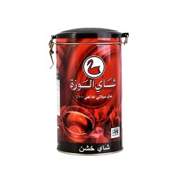 شاي الوزة اسود خشن علب 300 جم حديد