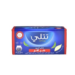 تتلي شاي اسود مركز 25 كيس