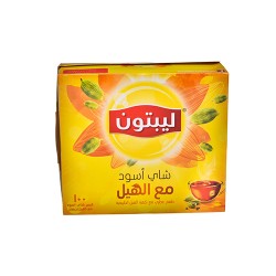ليبتون شاي اكياس اسود بالهيل 2 جم * 100 كيس