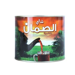 الصمان شاي سيلاني اسود مدور 360 جم حديد