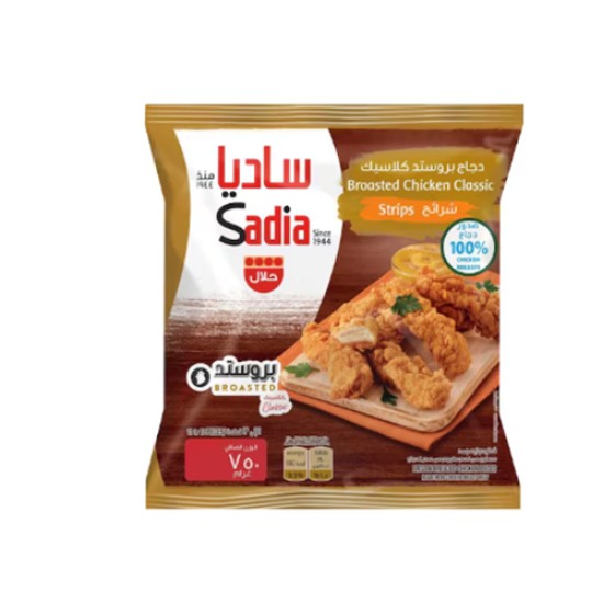 شرائح دجاج بروستد كلاسيك ساديا 1.5 كجم شرائح دجاج بروستد كلاسيك ساديا 1.5 كجم